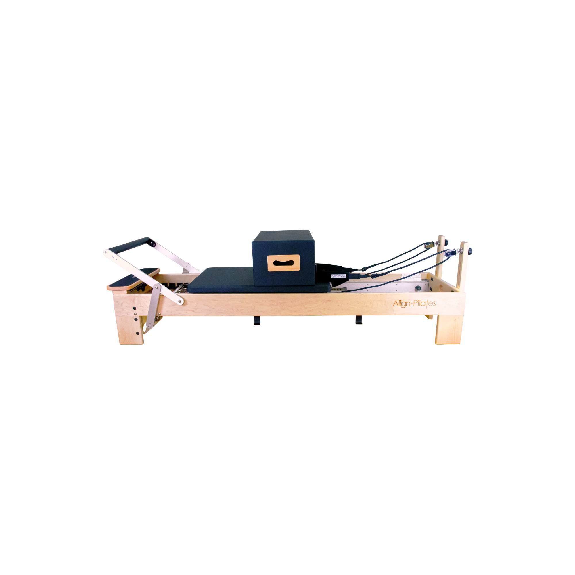 Align-Pilates: M8-Pro Maple Wood Pilates Reformer with Sitting Box