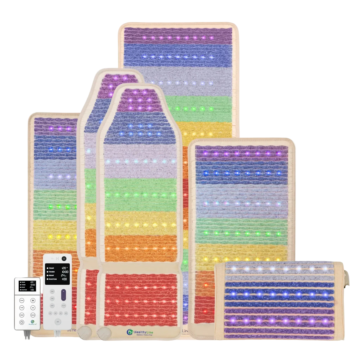 HealthyLine Rainbow Chakra Series | PEMF Far Infrared Heating Mats - Elite Holistic Fitness