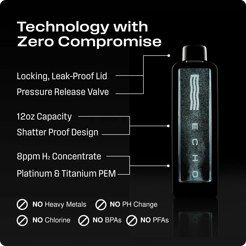 ECHO Flask Hydrogen Water Bottle - Elite Holistic Fitness
