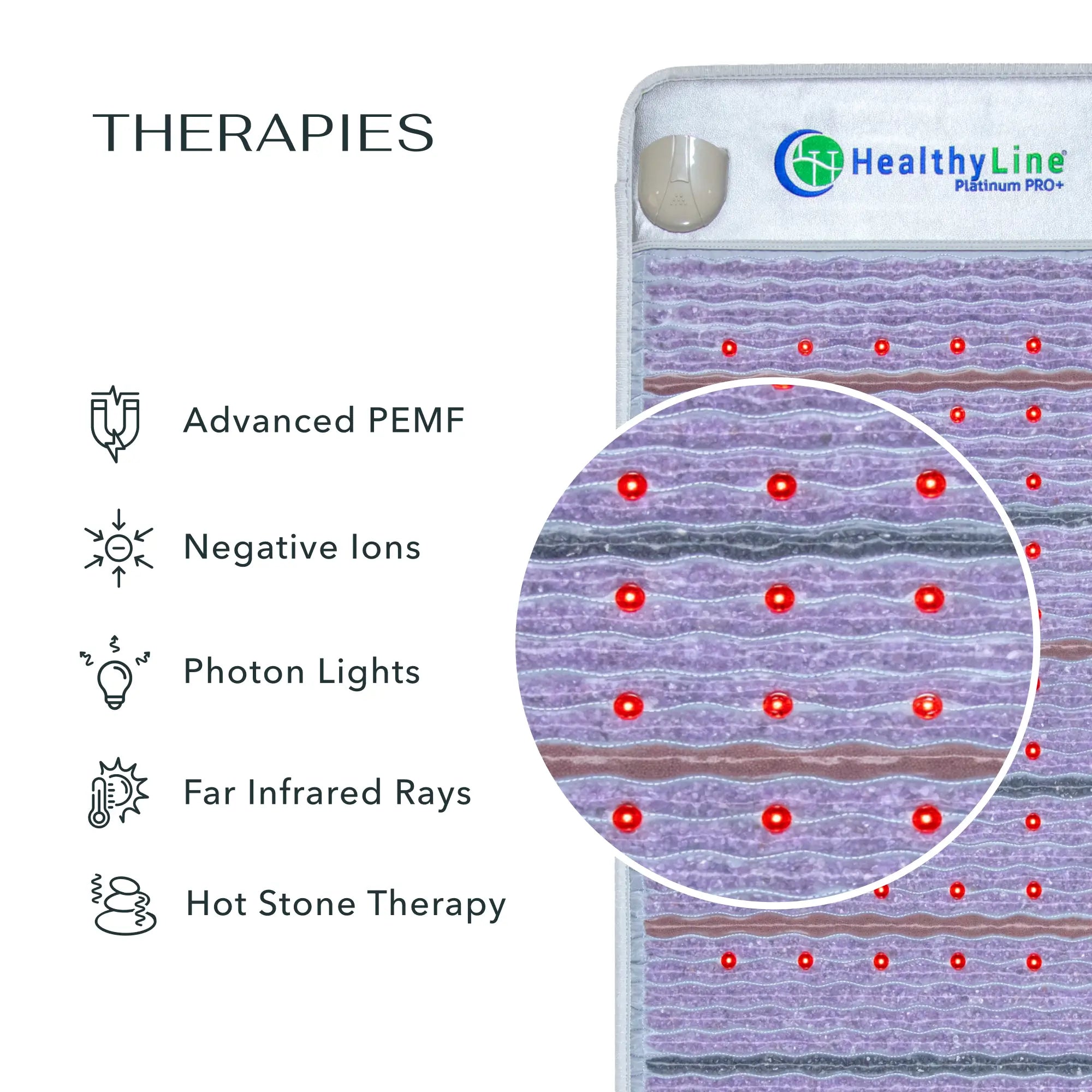 HealthyLine Platinum Series | PEMF Far Infrared Heating Mats