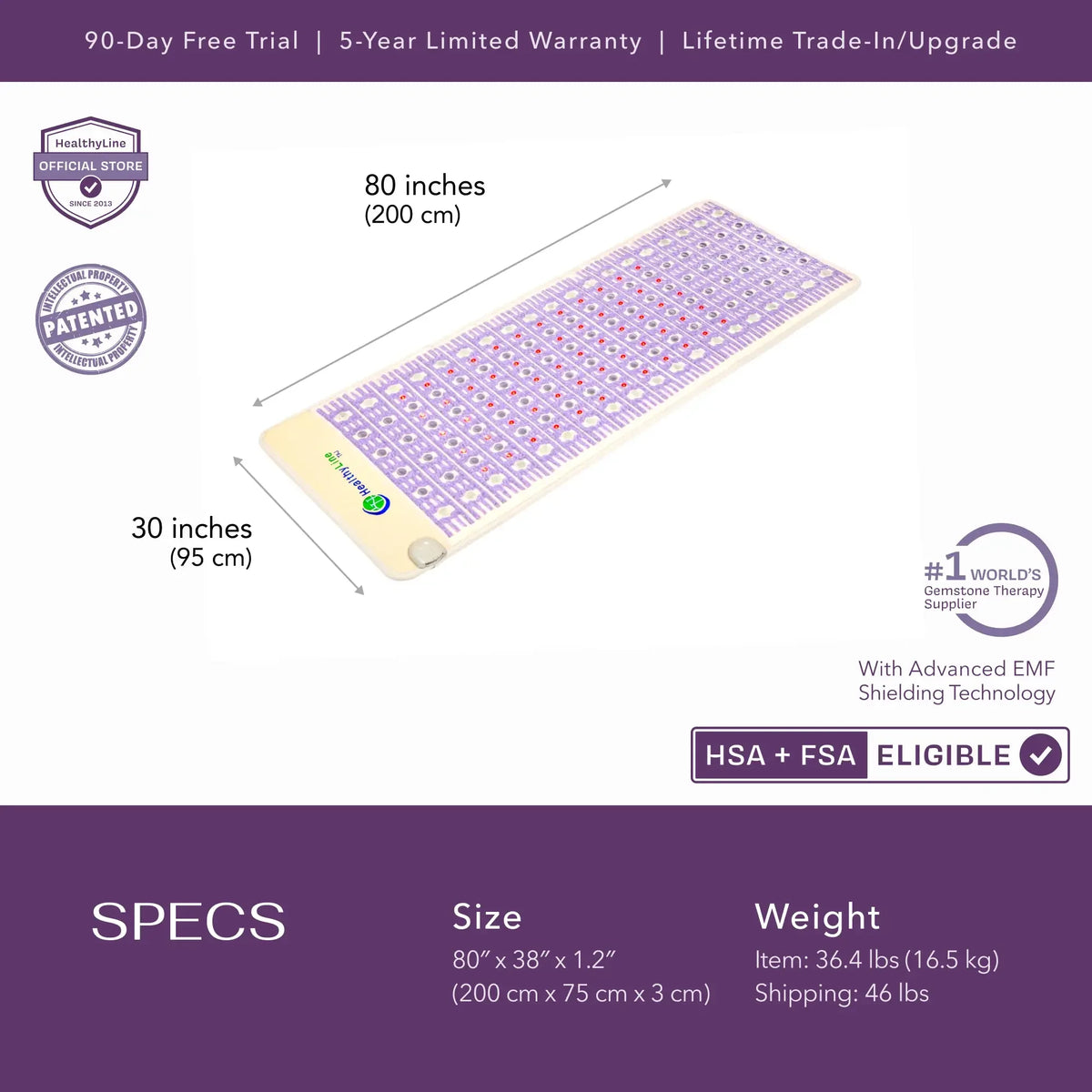 HealthyLine: The TAJ Bed Series - Mattress Toppers - Elite Holistic Fitness