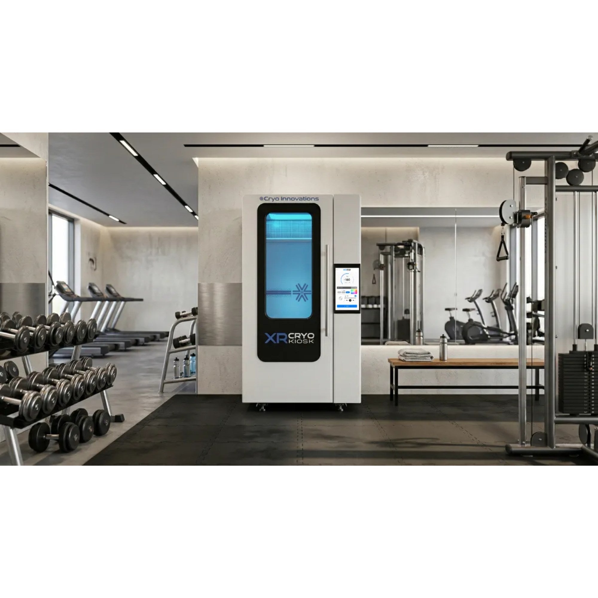Cryo Innovations XR Cryo Kiosk V2 – Fully Autonomous Electric Cryotherapy Chamber