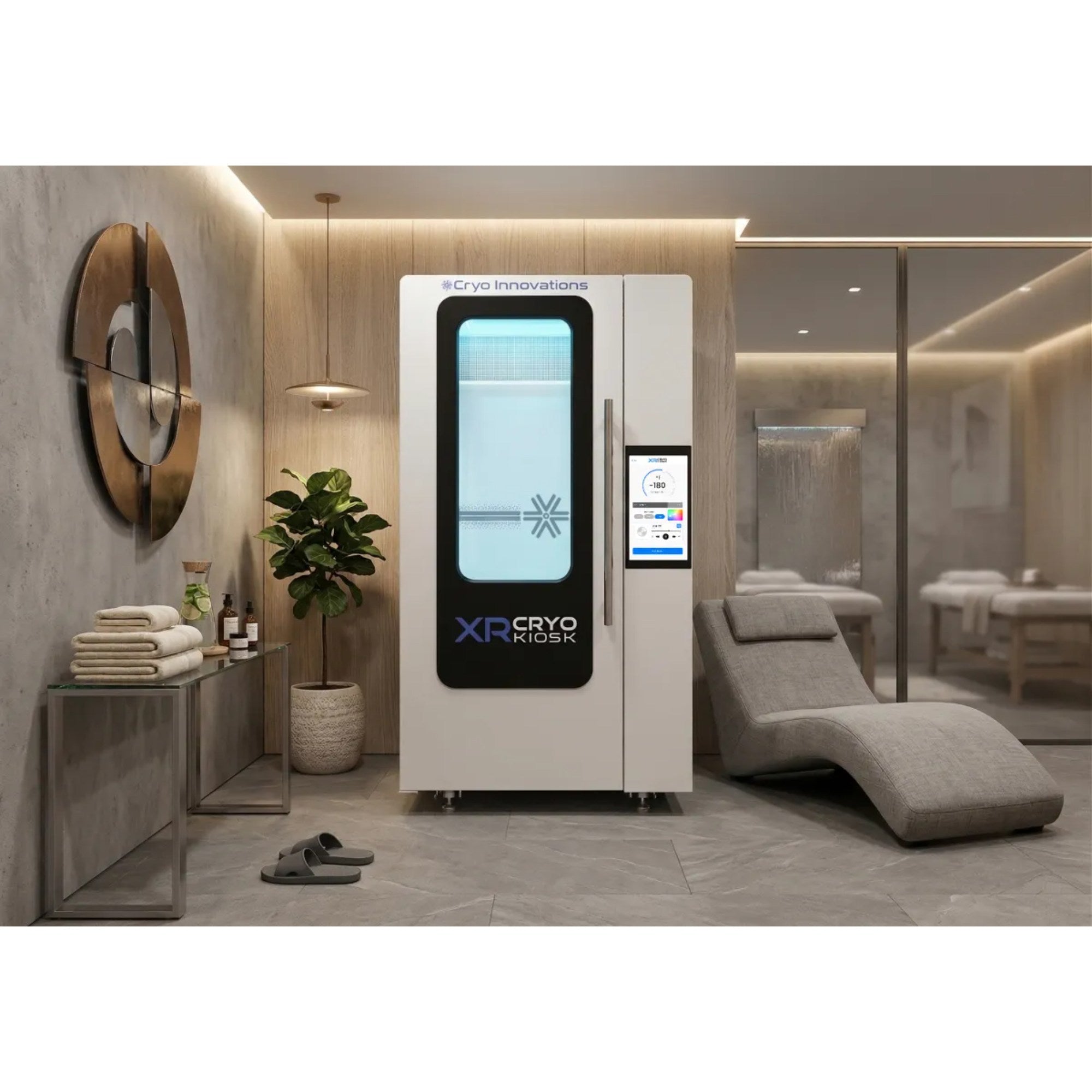 Cryo Innovations XR Cryo Kiosk V2 – Fully Autonomous Electric Cryotherapy Chamber