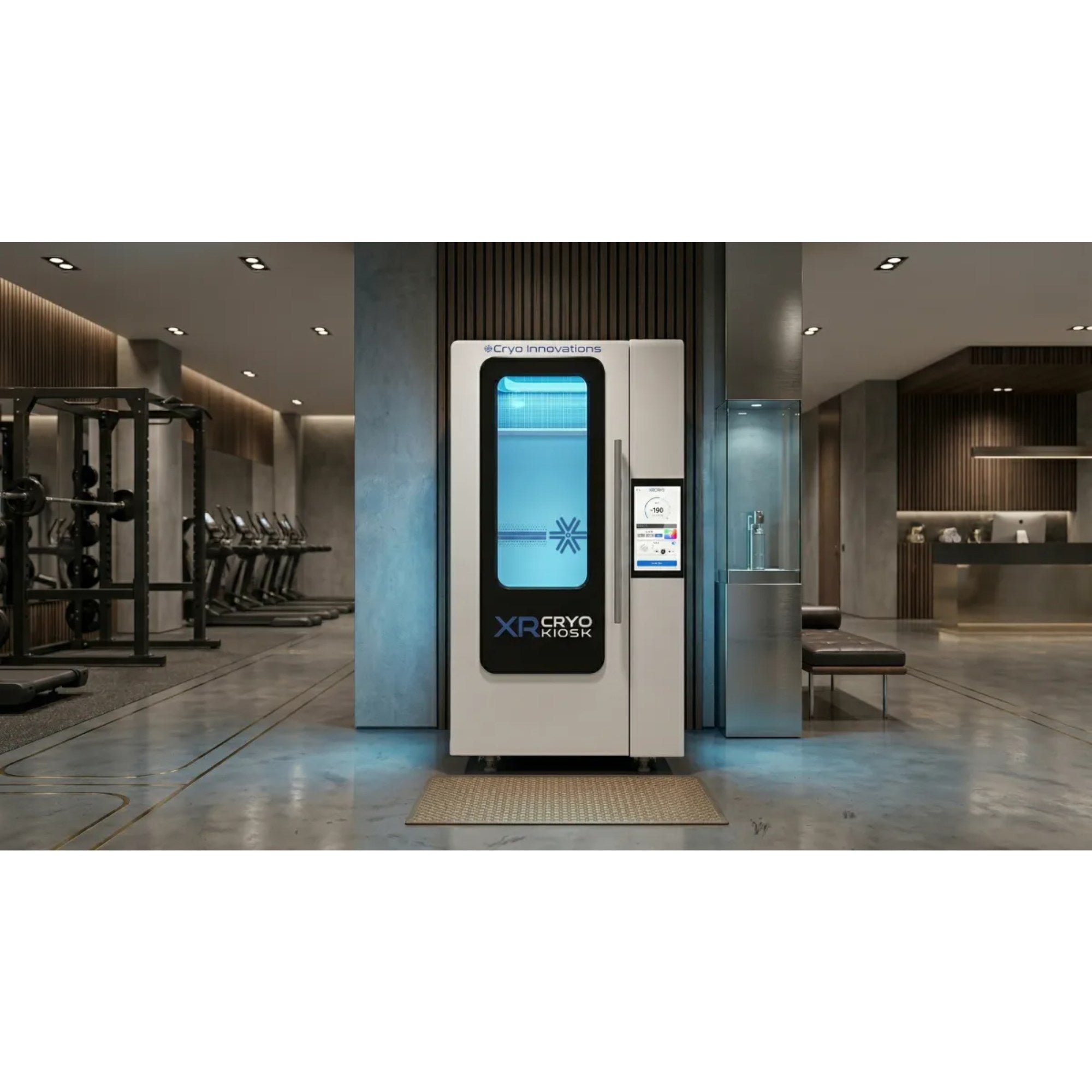 Cryo Innovations XR Cryo Kiosk V2 – Fully Autonomous Electric Cryotherapy Chamber