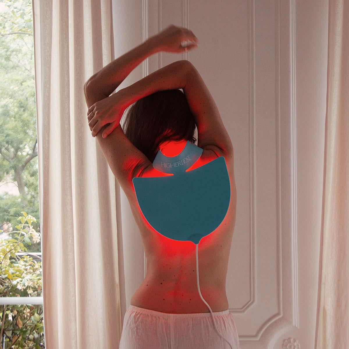 HigherDOSE Red Light Neck Enhancer.