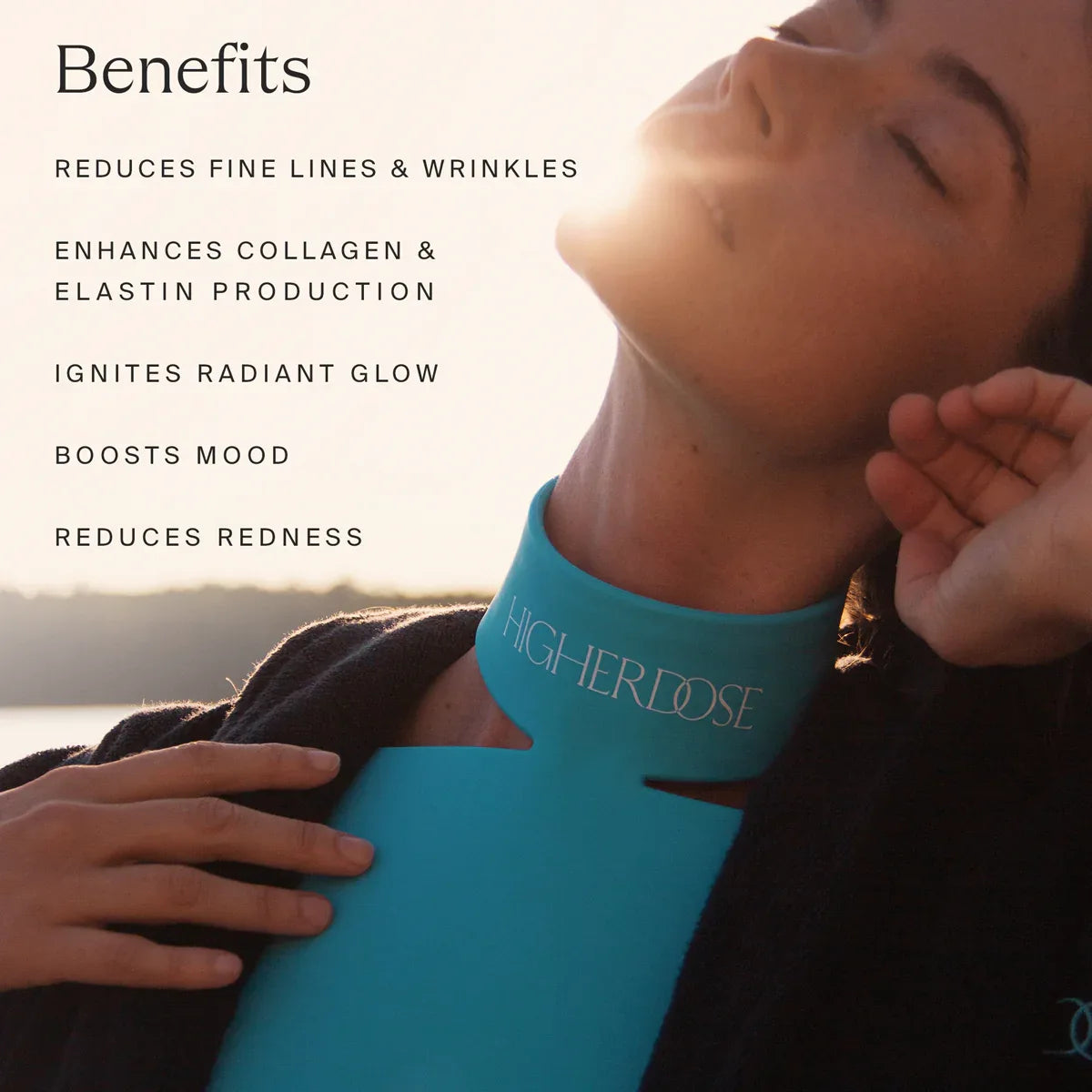 HigherDOSE Red Light Neck Enhancer - Elite Holistic Fitness