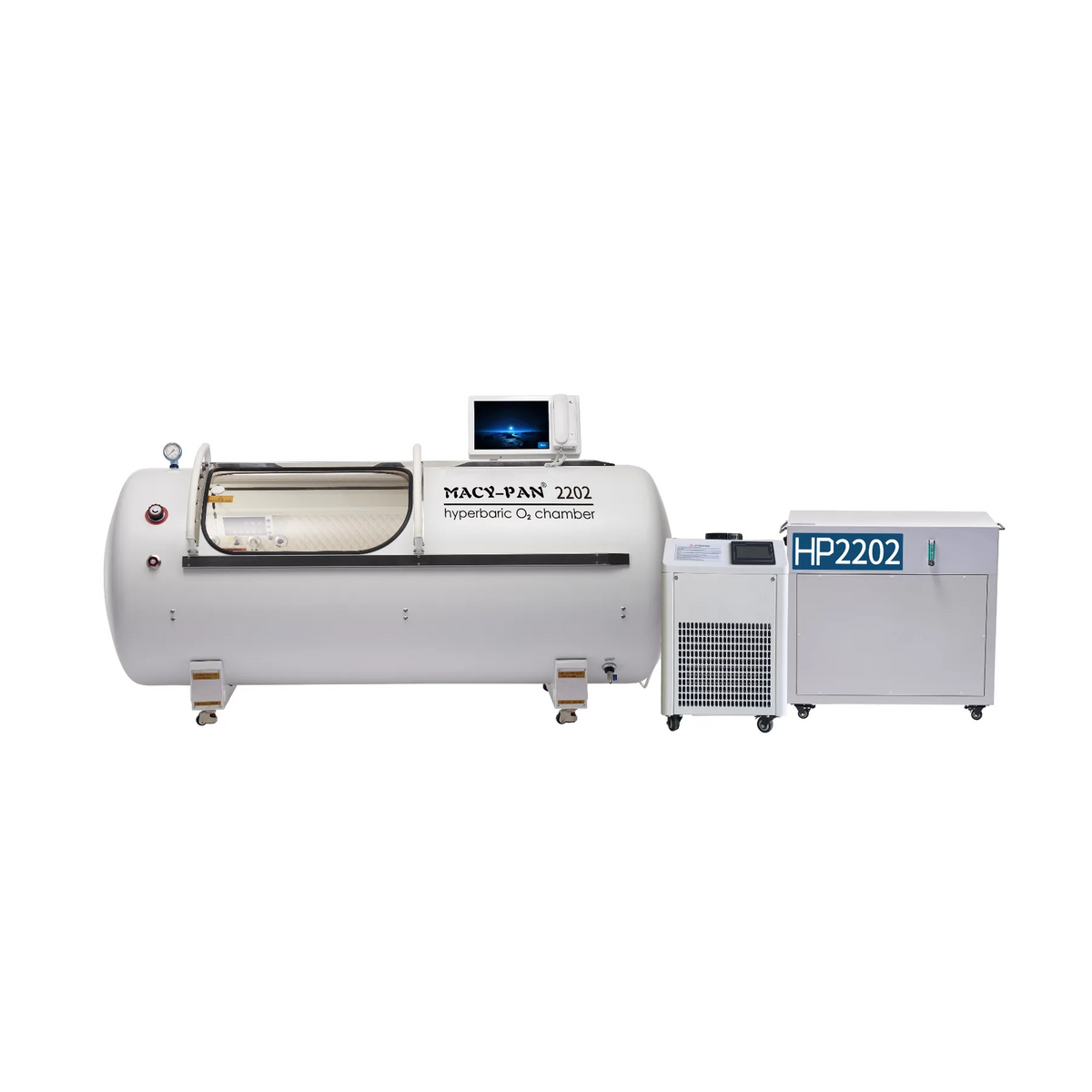 Macy-Pan HP2202 Hard-Shell Hyperbaric Oxygen Chamber – 1.5 to 2.0 ATA