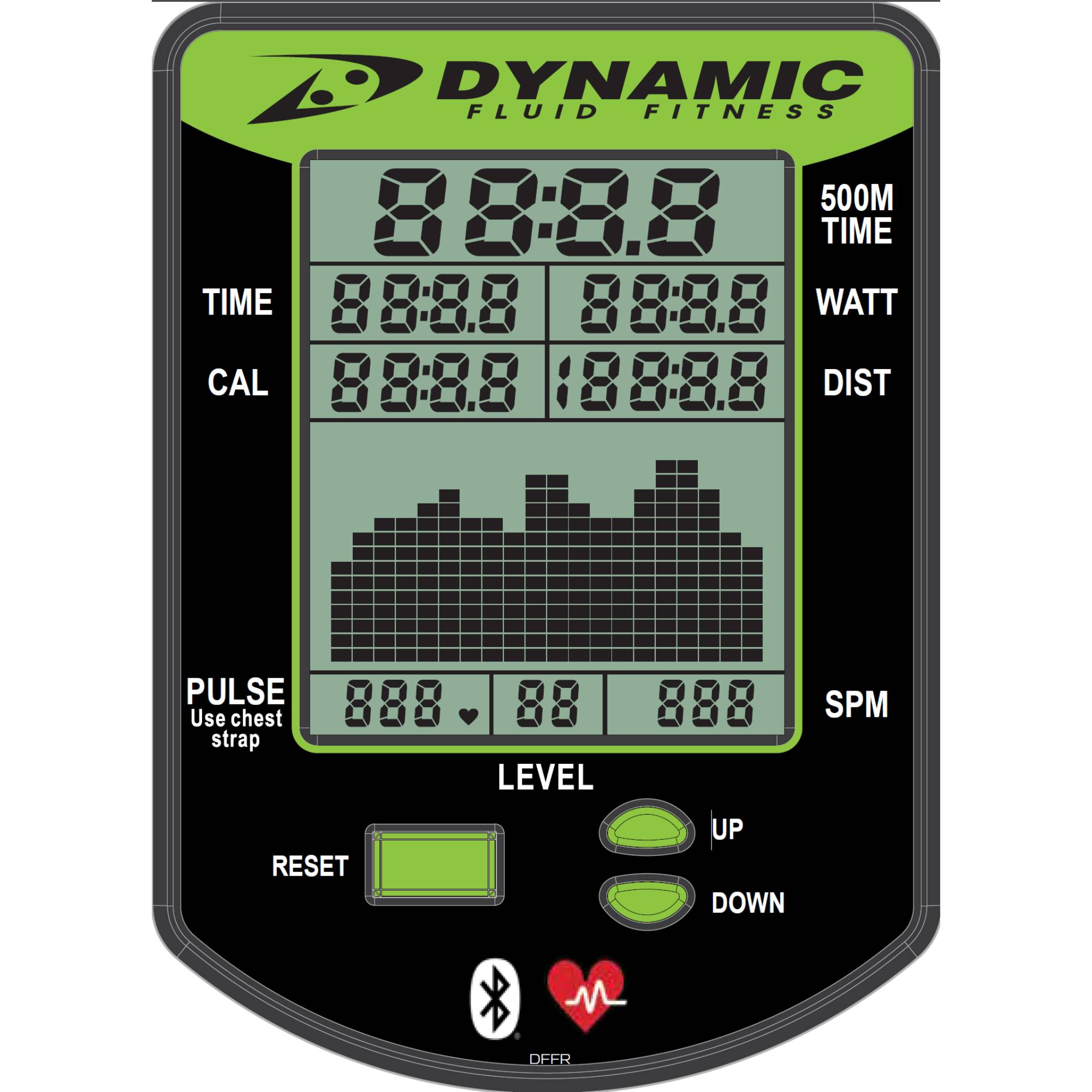 Dynamic Fluid Fitness S680 Timber Rower