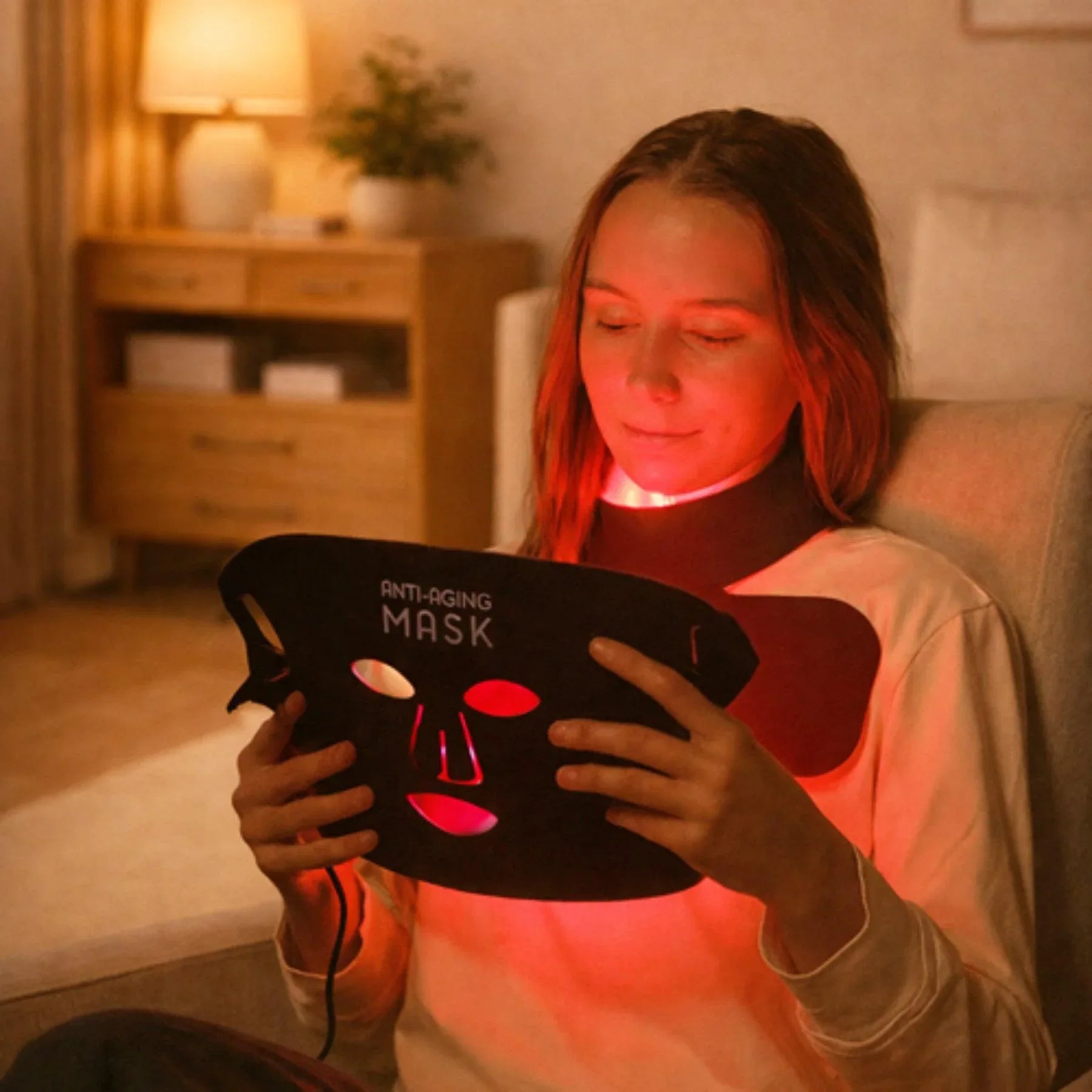 UltraLux Health Red Light Anti-Aging Mask set - Elite Holistic Fitness
