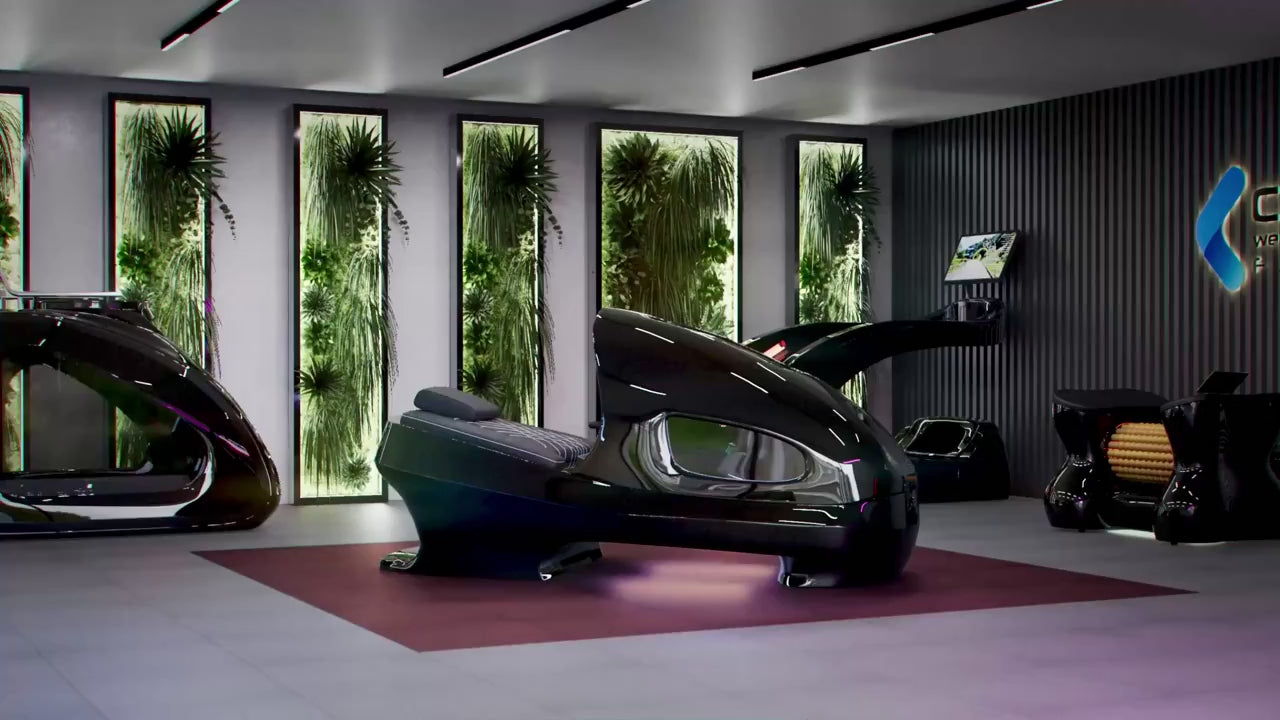 Cryonick Wellness Technology: InfraStar Infrared Vacuum Bike.