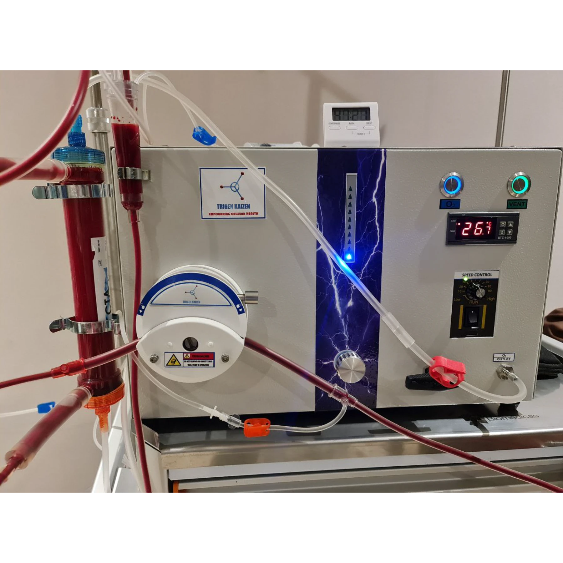 TrigenO3 EBOO System – Advanced Extracorporeal Blood Oxygenation & Ozonation